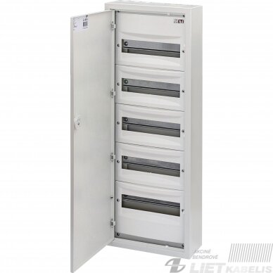 Skydas WRP12-5, 60modulių virštinkinis, metalinis, IP30, ETI Skydas WRP12-5, 60modulių virštinkinis, metalinis, IP30, ETI