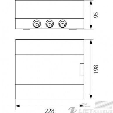 Skydelis SRn-8 (N+PE) Elektro-plast 1 Skydelis SRn-8 (N+PE) Elektro-plast 1