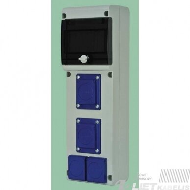 Skydelis, su kištukiniais lizdais, 632D.W22 4x230V, Scame Skydelis, su kištukiniais lizdais, 632D.W22 4x230V, Scame