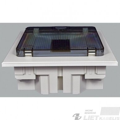 Skydelis VF108TD potinkinis skaidrus, Hager 1