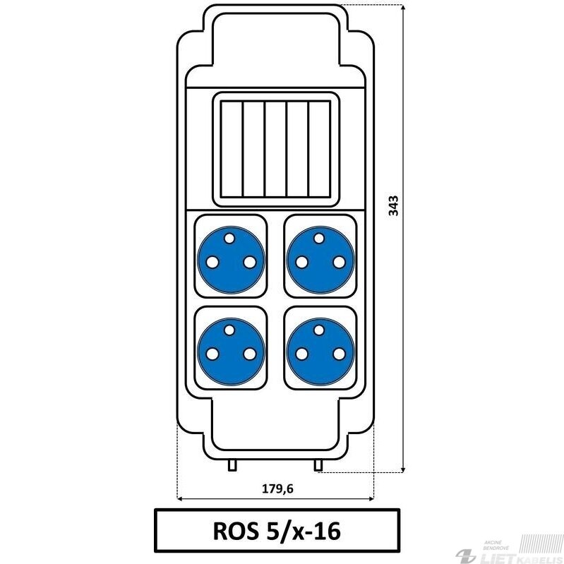 Skydelis ROS 5/x-16/S 4X230V SEZ 1