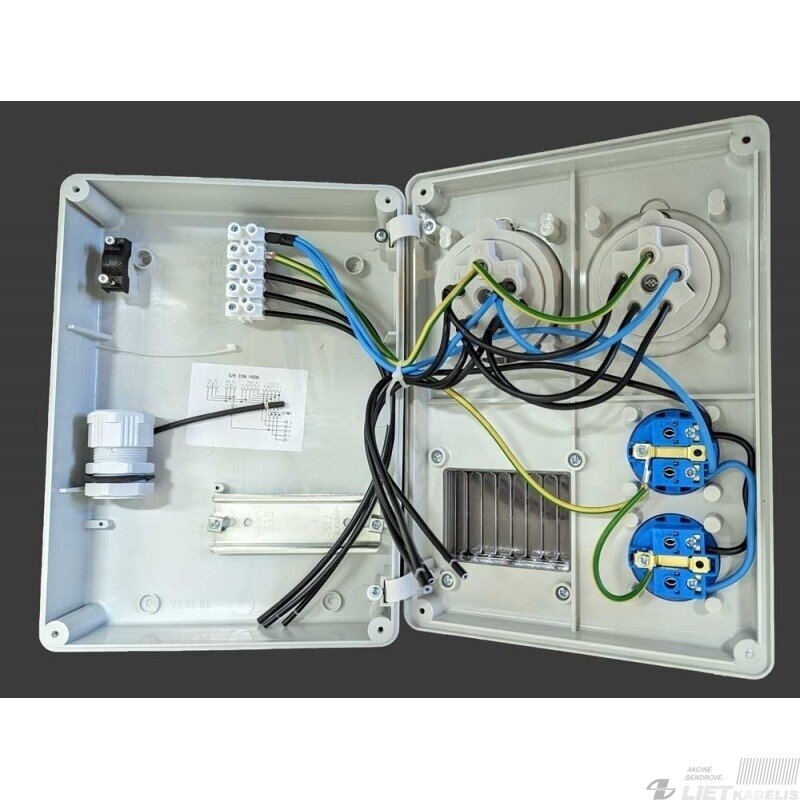Skydas paskirstymo ROS-I603-D/A/S 5x16A,5x32A,2x230V, 4moduliai SEZ 1 Skydas paskirstymo ROS-I603-D/A/S 5x16A,5x32A,2x230V, 4moduliai SEZ 1