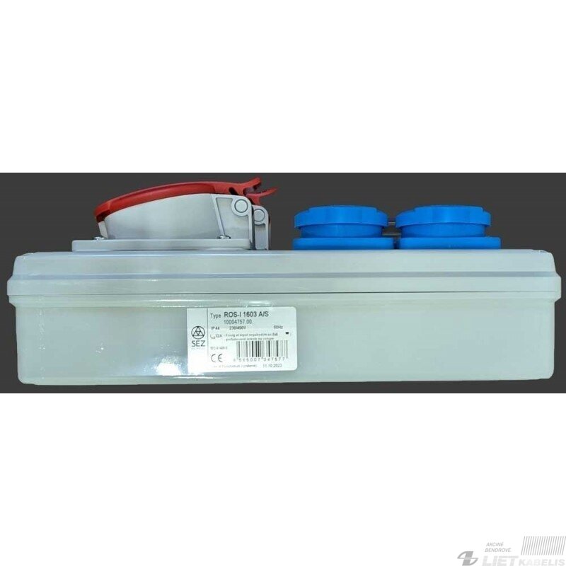 Skydas paskirstymo ROS-I603-D/A/S 5x16A,5x32A,2x230V, 4moduliai SEZ 3