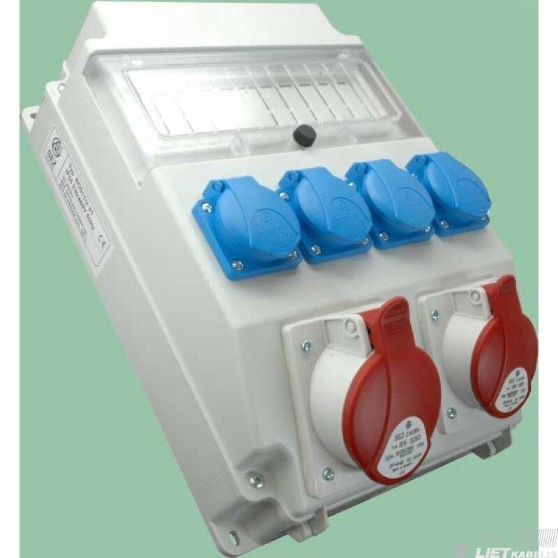 Skydelis su kištukiniais lizdais ROS 11/x-2 4x230V+2x32A SEZ Skydelis su kištukiniais lizdais ROS 11/x-2 4x230V+2x32A SEZ