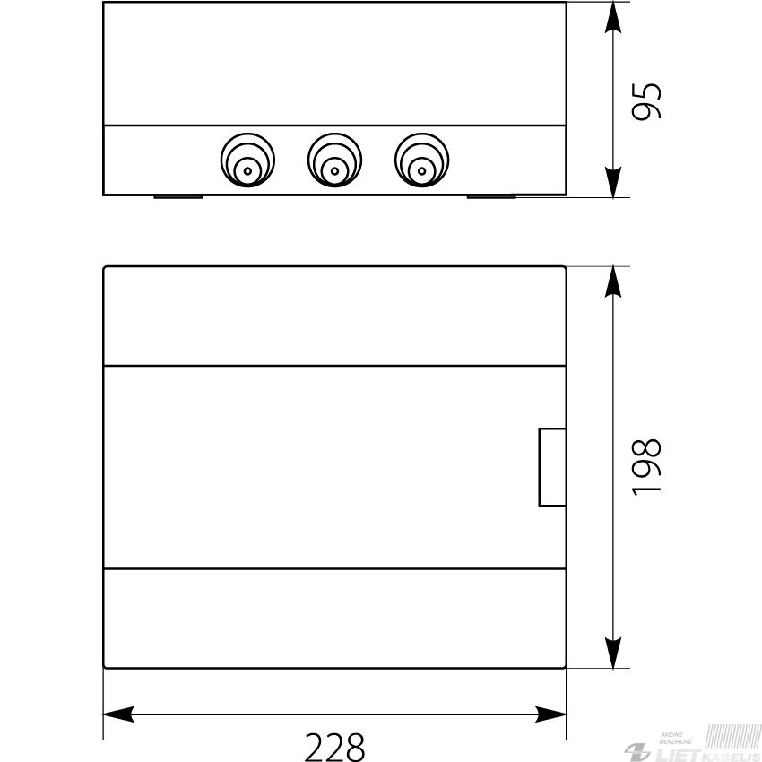 Skydelis SRn-8 (N+PE) Elektro-plast 1 Skydelis SRn-8 (N+PE) Elektro-plast 1