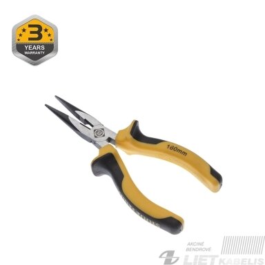 Replės smailios tiesios 160mm INDO2002-6 FORTE TOOLS Replės smailios tiesios 160mm INDO2002-6 FORTE TOOLS