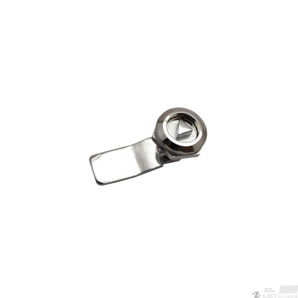 Spynelė skydui Tibox su trikampiu 8mm raktu 1 Spynelė skydui Tibox su trikampiu 8mm raktu 1