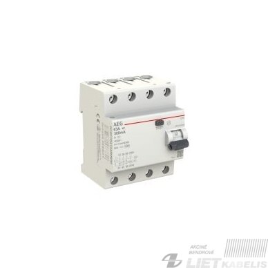 Srovės nuotėkio relė EXI425 25/4/003, AEG