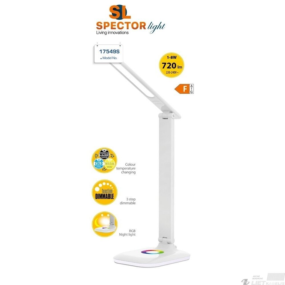 Stalinis LED šviestuvas 8W, 720lm, SPECTOR light Stalinis LED šviestuvas 8W, 720lm, SPECTOR light