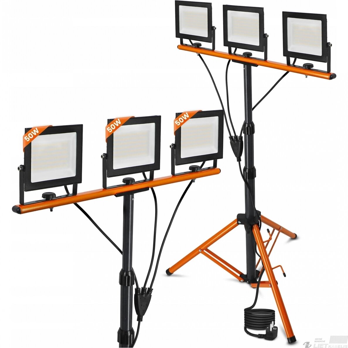 Stovas trims prožektoriams 1,6m, SMARTLED Stovas trims prožektoriams 1,6m, SMARTLED