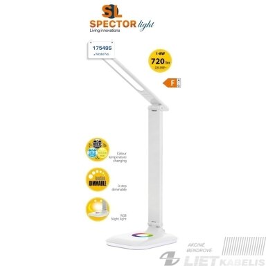 Stalinis LED šviestuvas 8W, 720lm, SPECTOR light