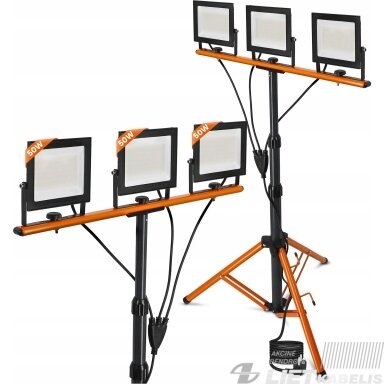 Stovas trims prožektoriams 1,6m, SMARTLED Stovas trims prožektoriams 1,6m, SMARTLED