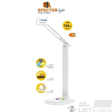 Stalinis LED šviestuvas 8W, 720lm, SPECTOR light Stalinis LED šviestuvas 8W, 720lm, SPECTOR light