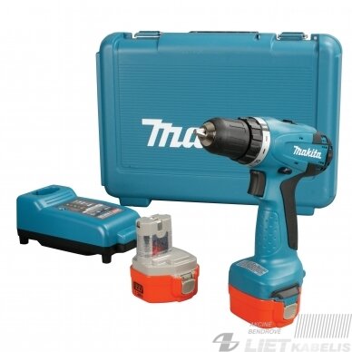 Suktuvas-gręžtuvas 6271DWPE; 12 V; 2x1,3 Ah akum.Makita Suktuvas-gręžtuvas 6271DWPE; 12 V; 2x1,3 Ah akum.Makita