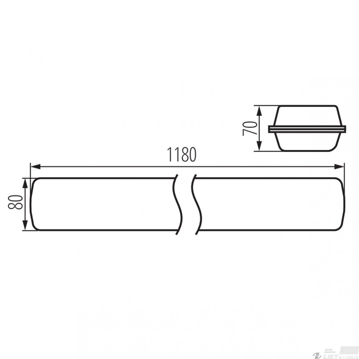 Šviestas MAH-LED HI 26W-NW 4000K 3900LM IK08 IP65 Kanlux 1 Šviestas MAH-LED HI 26W-NW 4000K 3900LM IK08 IP65 Kanlux 1