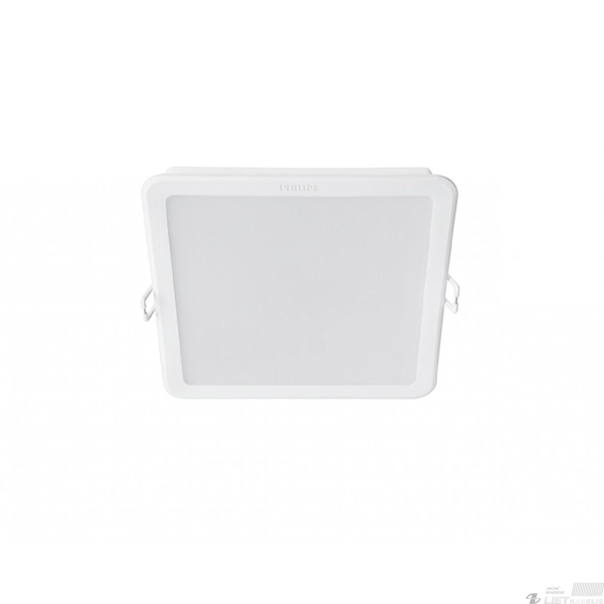 LED šviestuvas 17W įleidžiamas, kvadratinis, 4000K 1750lm IP20, PHILIPS