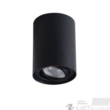 Šviestas BORD XS DLP-50-B, GU10, juodas, IP20, KANLUX