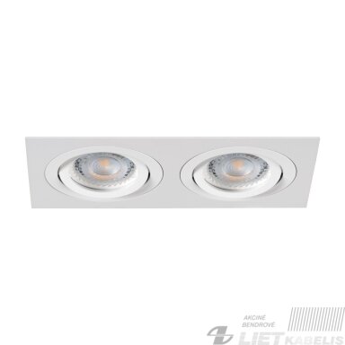 Šviestuvas dvigubas Seidy CT-DTL250-W/M, 50W, IP20, KANLUX