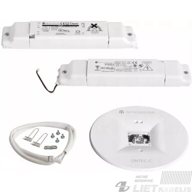 Šviestuvas avarinis Ontec C M1 180 NM ST, IP20, potinkinis, TM Technologie Šviestuvas avarinis Ontec C M1 180 NM ST, IP20, potinkinis, TM Technologie