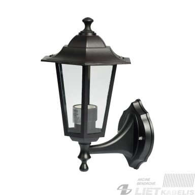Šviestuvas E27, 60W, IP44, juodas, SPECTOR LIGHT