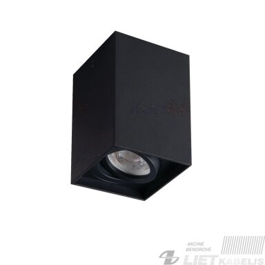 Šviestuvas GORD XS DLP-50-B, GU10, juodas, IP20, KANLUX