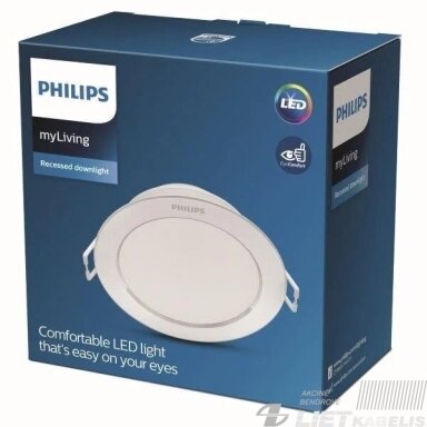 LED šviestuvas 20W įleidžiamas, apvalus, 4000K 2200lm IP20, PHILIPS LED šviestuvas 20W įleidžiamas, apvalus, 4000K 2200lm IP20, PHILIPS