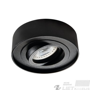 Šviestuvas montuojamas MINI BORD DLP-50-BCN, juodas, reguliuojamas, KANLUX