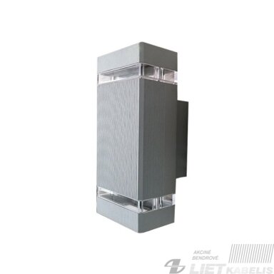 Šviestuvas tvirtinamas prie sienos NESSA, 2x50W, GU10, IP54, GTV