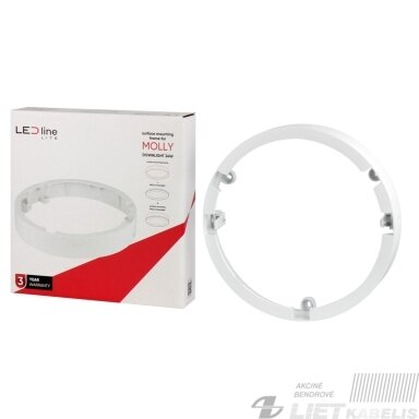 Šviestuvo montavimo rėmas MOLLY 24W, apvalalus, LED line