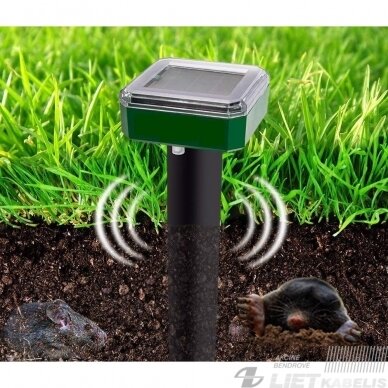 Šviestuvas AR08 atbaidantis kurmius su saulės elemntais, SPECTOR LIGHT Šviestuvas AR08 atbaidantis kurmius su saulės elemntais, SPECTOR LIGHT