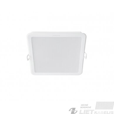 LED šviestuvas 17W įleidžiamas, kvadratinis, 4000K 1750lm IP20, PHILIPS LED šviestuvas 17W įleidžiamas, kvadratinis, 4000K 1750lm IP20, PHILIPS