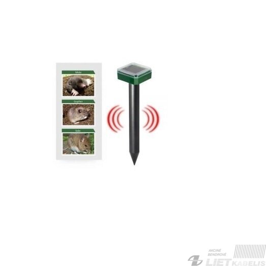 Šviestuvas AR08 atbaidantis kurmius su saulės elemntais, SPECTOR LIGHT 3