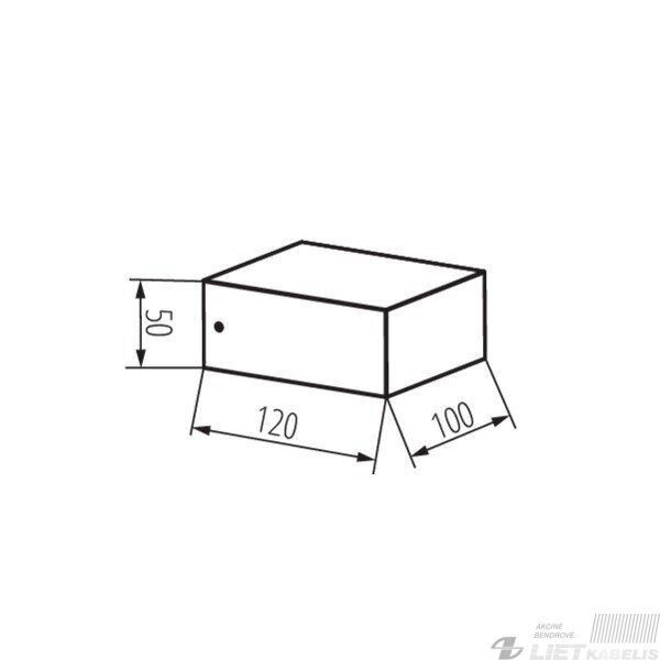 Šviestuvas LEGINO GX53 max 11W, pridedamas, antracitas, IP65, KANLUX 3 Šviestuvas LEGINO GX53 max 11W, pridedamas, antracitas, IP65, KANLUX 3