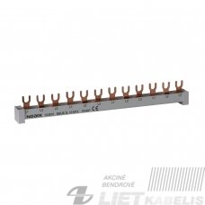 Šyna komutacinė  3F/10mm² 18 modulių (1m), NOARK