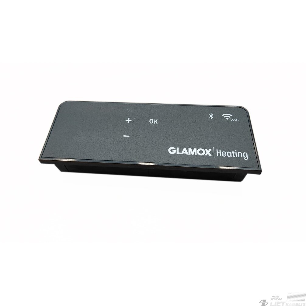 Termostatas Glamox Wi-Fi/BLE H40/H60, 230V, juodas,Adax 1