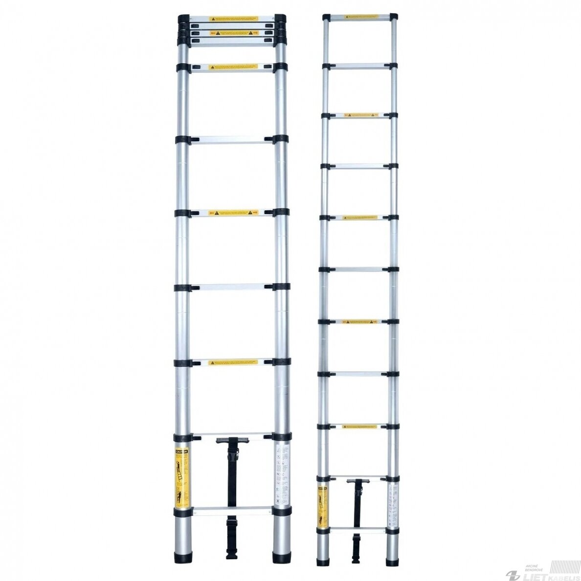 Teleskopinės kopėčios BL-T380, 1x12 3,8m, HausHalt 1