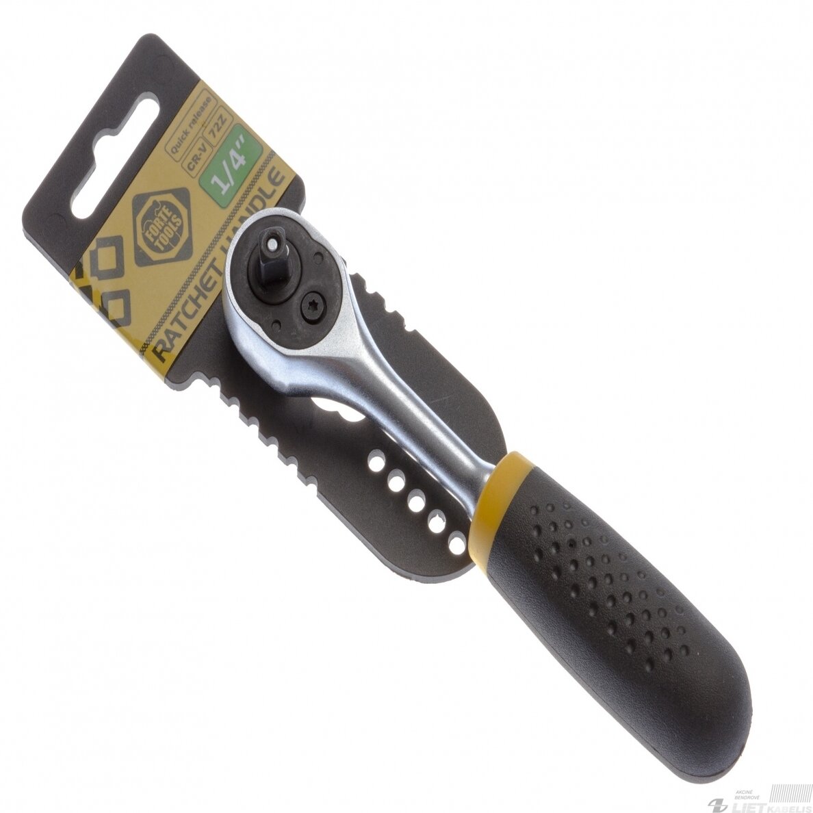 Terkšlinis raktas 291813  1/4" 72 dantukų, Forte Tools 1