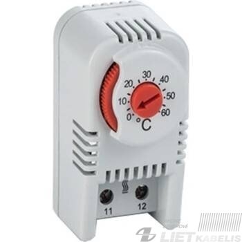 Termostatas šildymo KTO 0-60°C 1NC, raudonas, Plastim Termostatas šildymo KTO 0-60°C 1NC, raudonas, Plastim