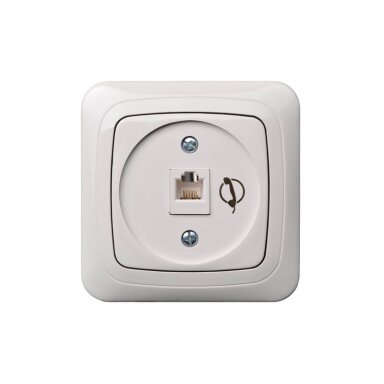 Telefoninis lizdas ĮTL-001-01 be rėmelio, Alfa