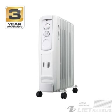 Tepalinis radiatorius OR 18-7 7sekc.1500W