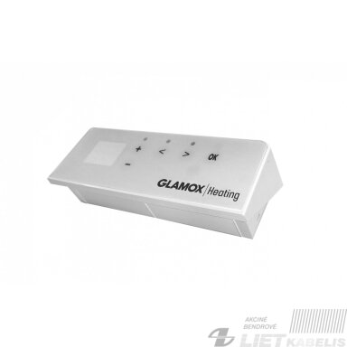 Termostatas Glamox Heating DT H40/H60, 230V, baltas, Adax Termostatas Glamox Heating DT H40/H60, 230V, baltas, Adax