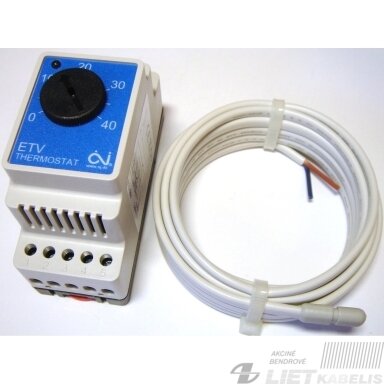 Termostatas ETV-1991, 16A, DIN, temperatūros, OJ Electronics Termostatas ETV-1991, 16A, DIN, temperatūros, OJ Electronics