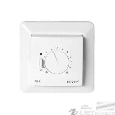 Termostatas patalpos DEVIREG 530 su grindų jutikliu p/t IP31 DEVI Termostatas patalpos DEVIREG 530 su grindų jutikliu p/t IP31 DEVI