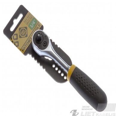Terkšlinis raktas 291813  1/4" 72 dantukų, Forte Tools 1