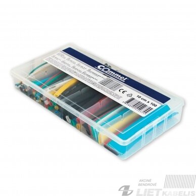 Termo vamzdelių rinkinys 1.5-13 mm, 100vnt COMMEL Termo vamzdelių rinkinys 1.5-13 mm, 100vnt COMMEL