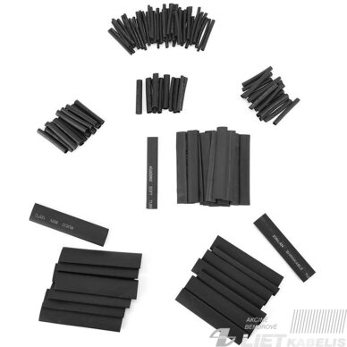 Termo vamzdelių rinkinys Ø2.0-85mm 127vnt. Termo vamzdelių rinkinys Ø2.0-85mm 127vnt.