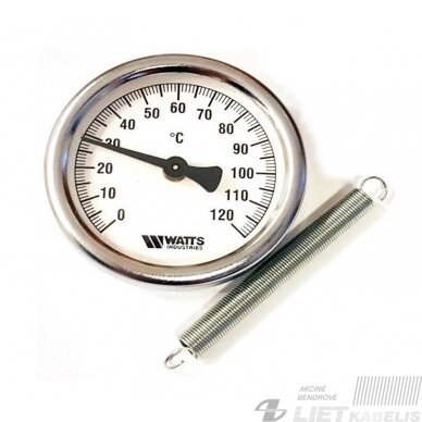 Termometras su spyruokle TCM 63mm Termometras su spyruokle TCM 63mm