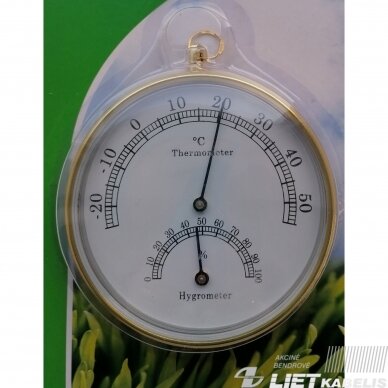 Termometras/higrometras ZLJ-065 AL Termometras/higrometras ZLJ-065 AL