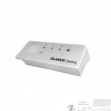 Termostatas Glamox Heating DT H40/H60, 230V, baltas, Adax Termostatas Glamox Heating DT H40/H60, 230V, baltas, Adax