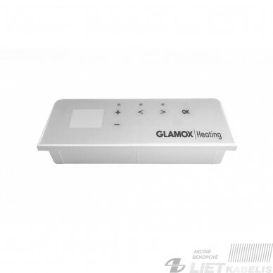 Termostatas Glamox Heating DT H40/H60, 230V, baltas, Adax 2